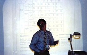 Mario Perez-Wilson teaching Six Sigma in Motorola Florida